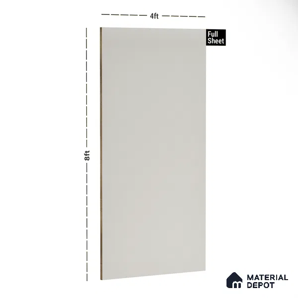 320 8 ft x 4 ft Super Matte Finish PETG Coated PVC Base Laminate - 1 mm | Suitable for Living Room, Kitchen, Office