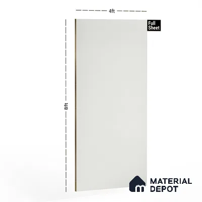 425 8 ft x 4 ft High Gloss Finish PETG Coated PVC Base Laminate - 1 mm | Suitable for Living Room, Kitchen, Office