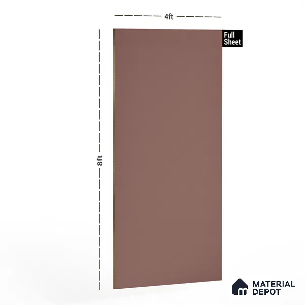 431 8 ft x 4 ft High Gloss Finish PETG Coated PVC Base Laminate - 1 mm | Suitable for Living Room, Kitchen, Office