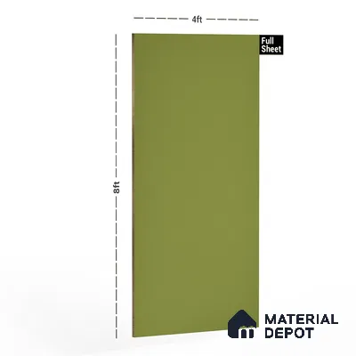 433 8 ft x 4 ft High Gloss Finish PETG Coated PVC Base Laminate - 1 mm | Suitable for Living Room, Kitchen, Office