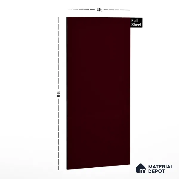 604 HG 8 ft x 4 ft PVC Core Finish PVC Laminate - 1 mm | Suitable for Living Room, Kitchen, Office