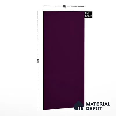 609 HG 8 ft x 4 ft PVC Core Finish PVC Laminate - 1 mm | Suitable for Living Room, Kitchen, Office