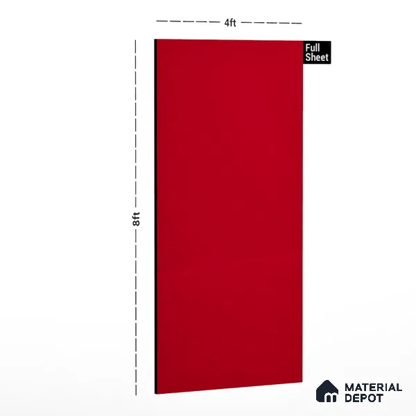 614 8 ft x 4 ft PVC Core Finish PVC Laminate - 1 mm | Suitable for Living Room, Kitchen, Office