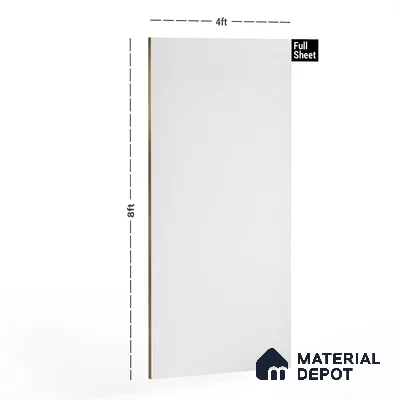 Blue Solid Colors look 2B4705 A 155 Sky Fog 8 ft x 4 ft Matte Finish Decorative Laminate - 1 mm | Suitable for Living Room, Kitchen, Office | Matching Edgeband 1047 from Square 1