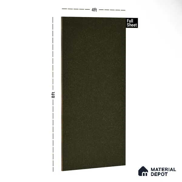 3271 SI Olive Green 8 ft x 4 ft Texture Finish Decorative Laminate - 1 mm  | Suitable for TV Unit, Wardrobe, Kitchen Cabinets | Matching Edgeband Code - (Rehau - 110211) | (E3 - 1526 MT)
