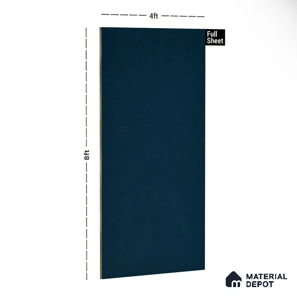 3244 SI Pastel Blue 8 ft x 4 ft Texture Finish Decorative Laminate - 1 mm  | Suitable for TV Unit, Wardrobe, Kitchen Cabinets | Matching Edgeband Code - (Rehau - 112073) | (E3 - 1525 MT)
