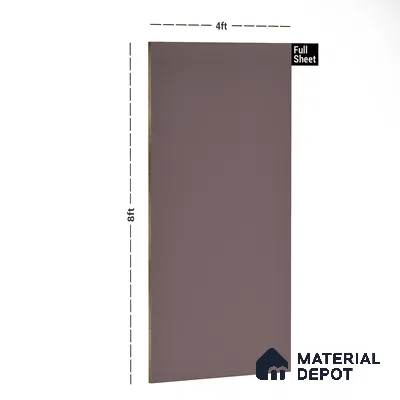 Purple Solid Colors Look PU 7755 8 ft x 4 ft PU Finish Decorative Laminate - 1.5 mm | Suitable for Living Room, Kitchen, Office