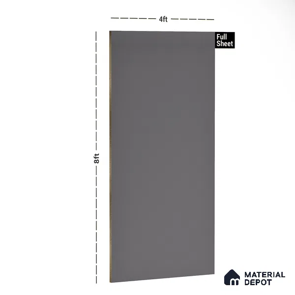 Brown Solid Colors Look PU 7726 8 ft x 4 ft PU Finish Decorative Laminate - 1.5 mm | Suitable for Living Room, Kitchen, Office