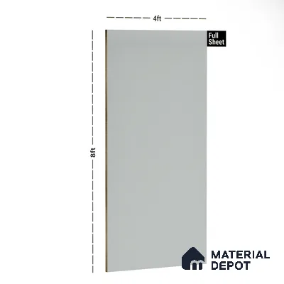Blue Solid Colors Look PU 7731 8 ft x 4 ft PU Finish Decorative Laminate - 1.5 mm | Suitable for Living Room, Kitchen, Office