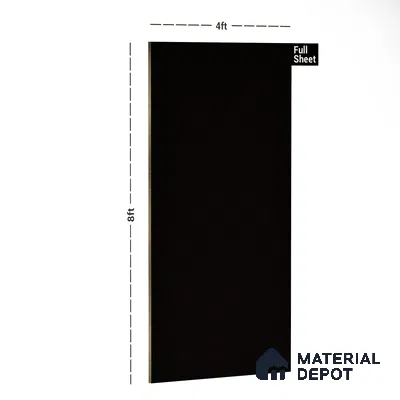 Brown Solid Colors Look PU 7715 8 ft x 4 ft PU Finish Decorative Laminate - 1.5 mm | Suitable for Living Room, Kitchen, Office
