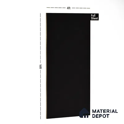 Brown Solid Colors Look PU 7747 8 ft x 4 ft PU Finish Decorative Laminate - 1.5 mm | Suitable for Living Room, Kitchen, Office