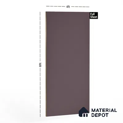 Salt White Solid Colors Look SMT 3824 8 ft x 4 ft Super Matt Finish Decorative Laminate - 1 mm | Suitable for TV Unit, Kitchen Cabinet, Wardrobe