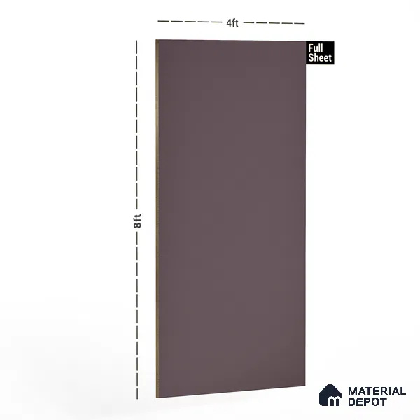 Salt White Solid Colors Look SMT 3824 8 ft x 4 ft Super Matt Finish Decorative Laminate - 1 mm | Suitable for TV Unit, Kitchen Cabinet, Wardrobe
