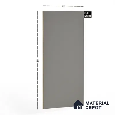 LM 21597 Frosty White 8ft x 4ft High Gloss Finish Decorative Laminate - 1 mm | Suitable for Living Room, Kitchen, Office