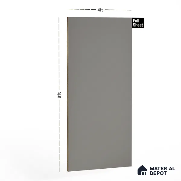 LM 21597 Frosty White 8ft x 4ft High Gloss Finish Decorative Laminate - 1 mm | Suitable for Living Room, Kitchen, Office