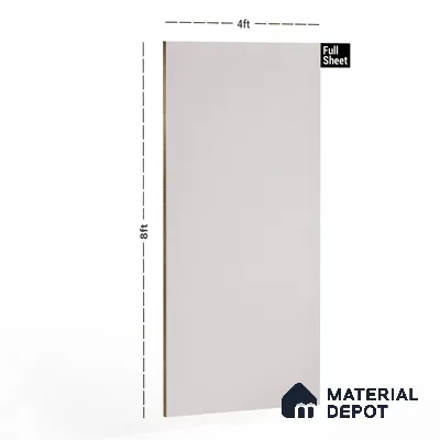 Blue Solid Colors look 2B4705 A 155 Sky Fog 8 ft x 4 ft Matte Finish Decorative Laminate - 1 mm | Suitable for Living Room, Kitchen, Office | Matching Edgeband 1047 from Square 1