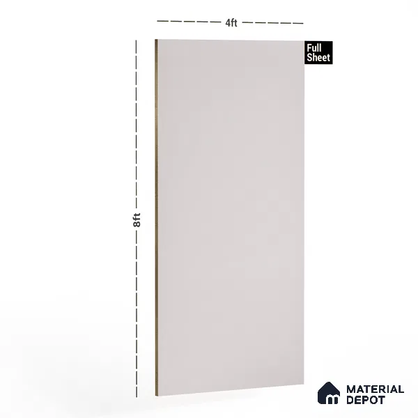 Blue Solid Colors look 2B4705 A 155 Sky Fog 8 ft x 4 ft Matte Finish Decorative Laminate - 1 mm | Suitable for Living Room, Kitchen, Office | Matching Edgeband 1047 from Square 1