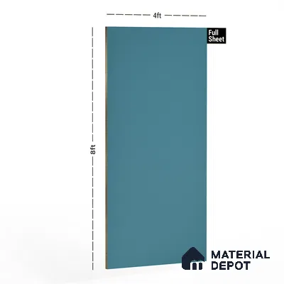 White Marble Look LM 02829 White Carrara 8 ft x 4 ft Stonem Finish Decorative Laminate - 1 mm | Suitable for TV Unit, Wardrobe, Kitchen Cabinets