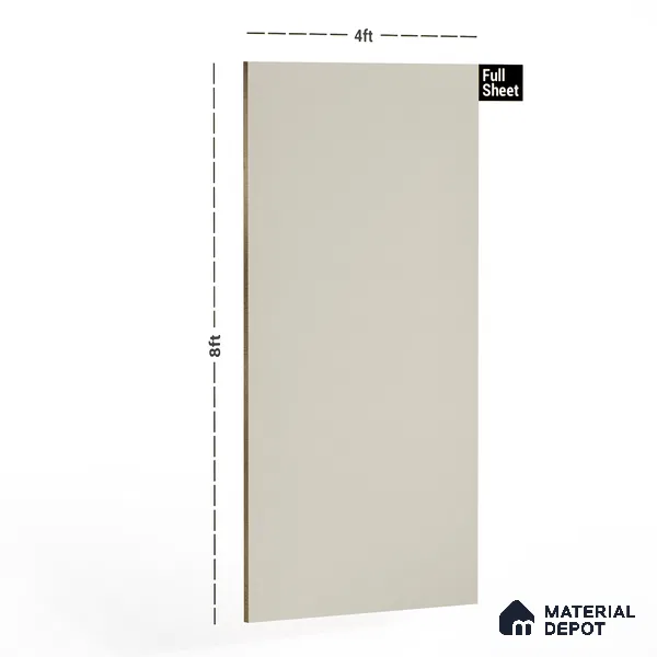 Grey Textured Solid Look SPG 2 8 ft x 4 ft Texture Finish Decorative Laminate - 1 mm | Suitable for TV Unit, Wardrobe, Kitchen Cabinets