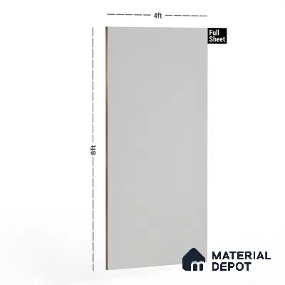 Wooden Look 607 RB33 Ice Burg 8 ft x 4 ft Sqera Finish Decorative Laminate - 1 mm | Suitable for TV Unit, Wardrobe, Kitchen Cabinets