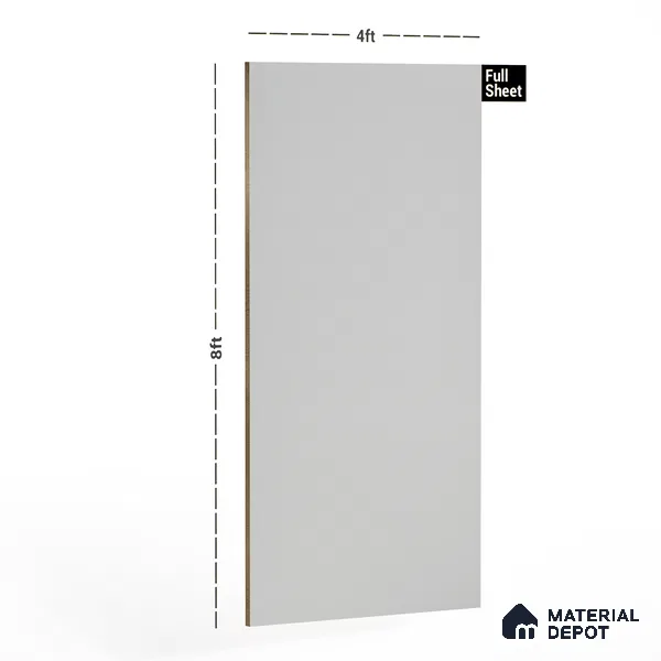 Wooden Look 607 RB33 Ice Burg 8 ft x 4 ft Sqera Finish Decorative Laminate - 1 mm | Suitable for TV Unit, Wardrobe, Kitchen Cabinets