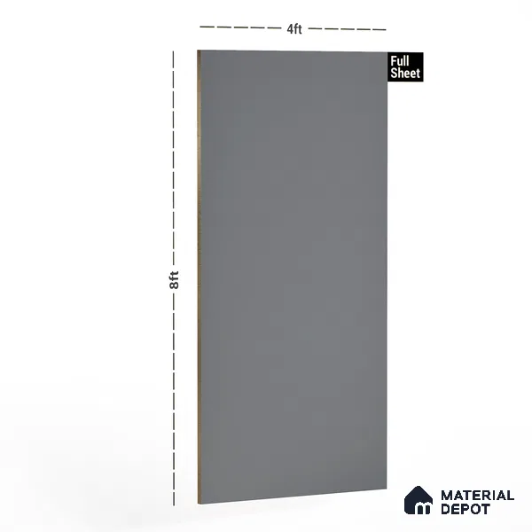131 TM Slate Grey 8 ft x 4 ft Talcum Matt Finish Decorative Laminate - 0.8 mm