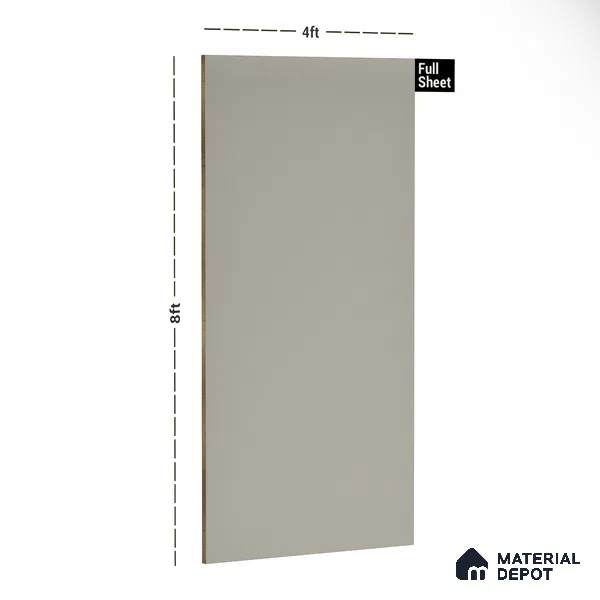 Blue Solid Colors Look 1650 PHG 8 ft x 4 ft High Gloss Finish Decorative Laminate - 1 mm | Suitable for Living Room, Kitchen, Office