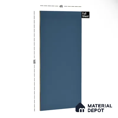 Burnt Sienna Fluted Solid Color Look FLT 3874 8 ft x 4 ft Matt Flute  Finish Decorative Laminate - 1 mm | Suitable for TV Unit, Kitchen Cabinet, Wardrobe