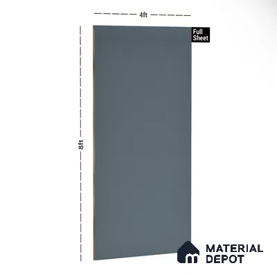 LM 21062 C Aqua Sliky Matte Finish 8 ft x 4 ft Decorative Laminate - 1 mm | Suitable for Living Room, Kitchen, Office
