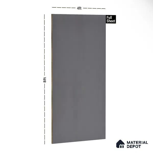 Green Textured Solid Look NM BL 8 ft x 4 ft Texture Finish Decorative Laminate - 1.25 mm | Suitable for TV Unit, Wardrobe, Kitchen Cabinets