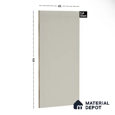Blue Solid Colors look 2B4705 A 155 Sky Fog 8 ft x 4 ft Matte Finish Decorative Laminate - 1 mm | Suitable for Living Room, Kitchen, Office | Matching Edgeband 1047 from Square 1