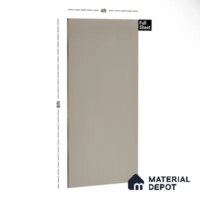 Brown Solid Colors Look 9533 HG 8 ft x 4 ft High Gloss Finish Decorative Laminate - 1 mm | Suitable for Living Room, Kitchen, Office
