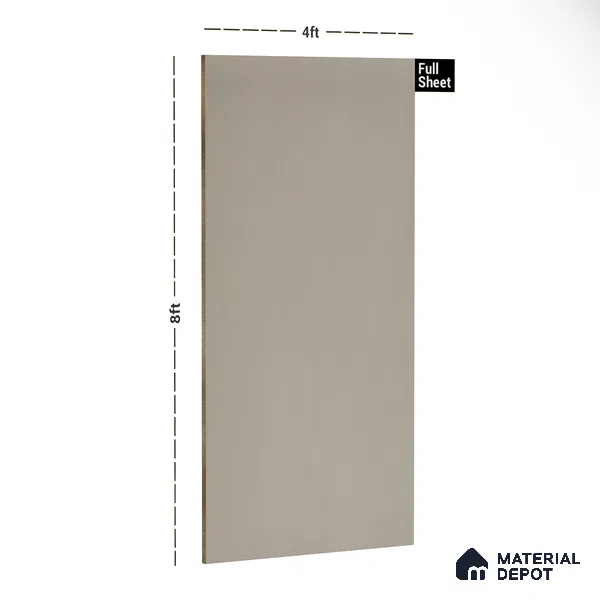 Brown Solid Colors Look 9533 HG 8 ft x 4 ft High Gloss Finish Decorative Laminate - 1 mm | Suitable for Living Room, Kitchen, Office
