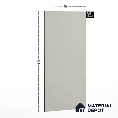 21065 MR+ Cardinal 8 ft x 4 ft Solid MR+ Tuff Gloss Finish Decorative Laminate - 1 mm | Matching Rehau Edgeband Code 75747 | Suitable for Living Room, Kitchen, Office