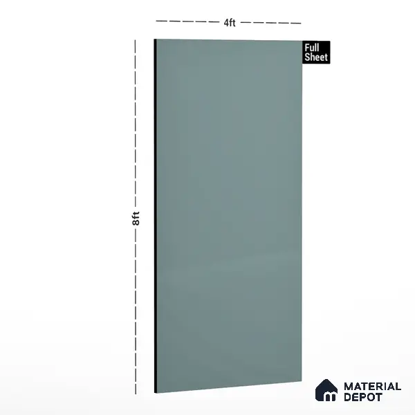 ACR 1226 Glacier Blue 8 ft x 4 ft Ultra Trend Finish Acrylic Laminate - 1.5 mm