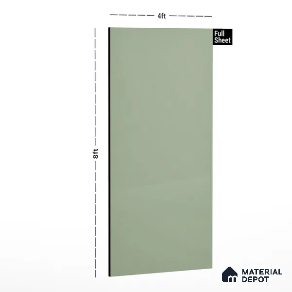 Brown Solid Colors Look 917 STN Dark Grey Stone 8 ft x 4 ft High Gloss Finish Decorative Laminate - 1 mm | Suitable for Living Room, Kitchen, Office