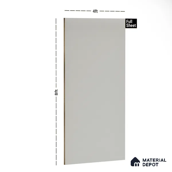 PB 1210 Grey Beige 8 ft x 4 ft Ultra Glass Finish Acrylic Laminate - 2 mm