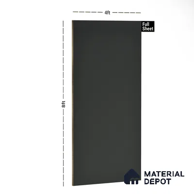 SA 119 High Grey 8 ft x 4 ft High Gloss Finish 6H Anti Scratch Acrylic Laminate - 1.5 mm