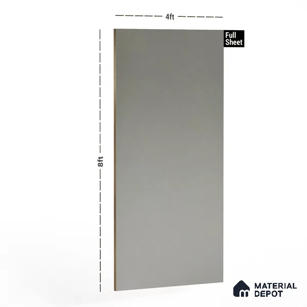 Brown Solid Colors Look 1320 SHG 8 ft x 4 ft High Gloss Finish Decorative Laminate - 1 mm | Suitable for Living Room, Kitchen, Office
