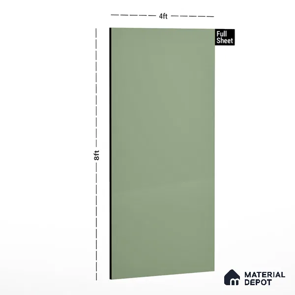 49951 FK SH Steel Pearl 8 ft x 4 ft Frosted Glass & Metallic Shine Flicker Texture Finish Decorative Laminate - 1 mm | Matching Rehau Edgeband Code 418P | Suitable for TV Unit, Wardrobe, Kitchen Cabinets