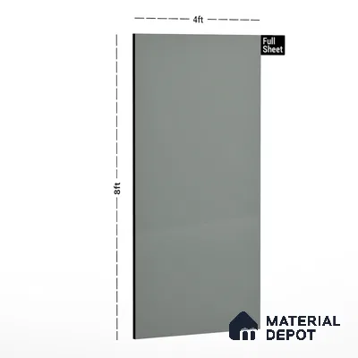 LM 01505 Castleton Grey 8 ft x 4 ft Suede Finish Decorative Laminate - 1 mm  | Suitable for Living Room, Kitchen, Office