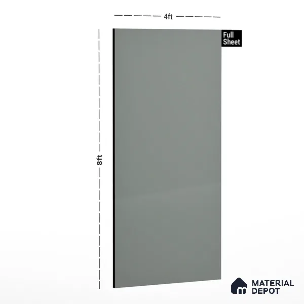 LM 01505 Castleton Grey 8 ft x 4 ft Suede Finish Decorative Laminate - 1 mm  | Suitable for Living Room, Kitchen, Office
