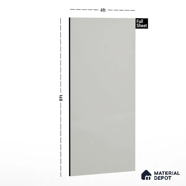 LM 01512 Mysore Ivory 8 ft x 4 ft Suede Finish Decorative Laminate - 1 mm  | Suitable for Living Room, Kitchen, Office