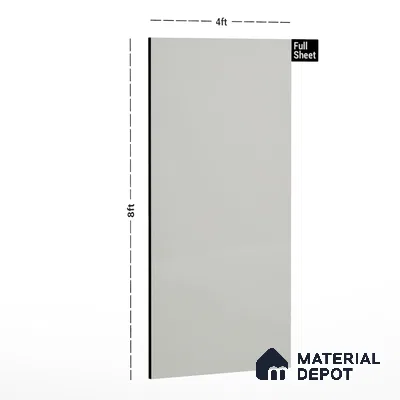 LM 01529 Mysore Ivory 8 ft x 4 ft High Gloss Finish Decorative Laminate - 1 mm  | Suitable for Living Room, Kitchen, Office