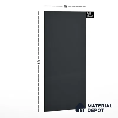 Grey Textured Solid Look LM 01941 8 ft x 4 ft Texture Finish Decorative Laminate - 1 mm | Suitable for TV Unit, Wardrobe, Kitchen Cabinets