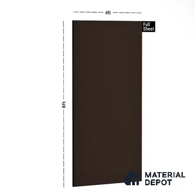 LM 02530 Coffee Brown 8 ft x 4 ft Texture Finish Decorative Laminate - 1 mm | Suitable for TV Unit, Wardrobe, Kitchen Cabinets