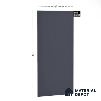 Brown Solid Colors Look 9549 SHG 8 ft x 4 ft High Gloss Finish Decorative Laminate - 1 mm | Suitable for Living Room, Kitchen, Office