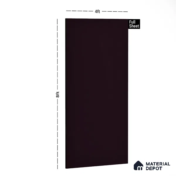 Purple Sueded Solid Look LM 05312 8 ft x 4 ft Suede Finish Decorative Laminate - 0.8 mm | Suitable for TV Unit, Wardrobe, Kitchen Cabinets