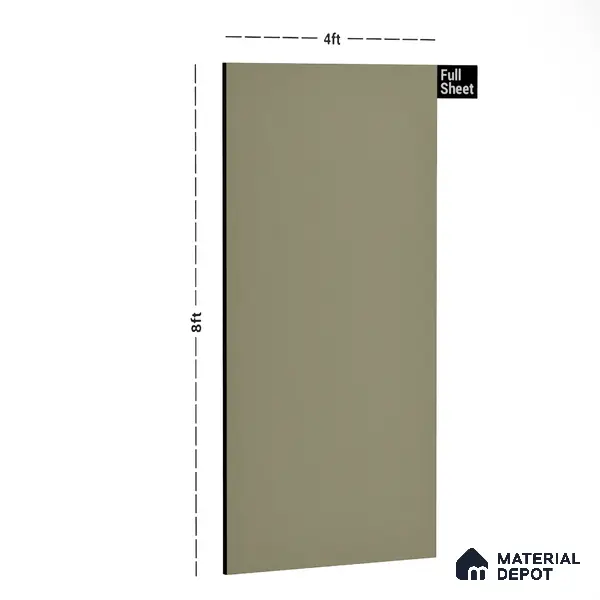 49949 HGL SH Azure Frost 8 ft x 4 ft Frosted Glass & Metallic Shine Finish Decorative Laminate - 1 mm | Suitable for Living Room, Kitchen, Office