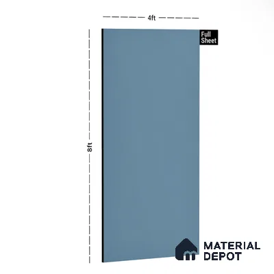 49947 HGL SH Pearl Frost 8 ft x 4 ft Frosted Glass & Metallic Shine Finish Decorative Laminate - 1 mm | Suitable for Living Room, Kitchen, Office